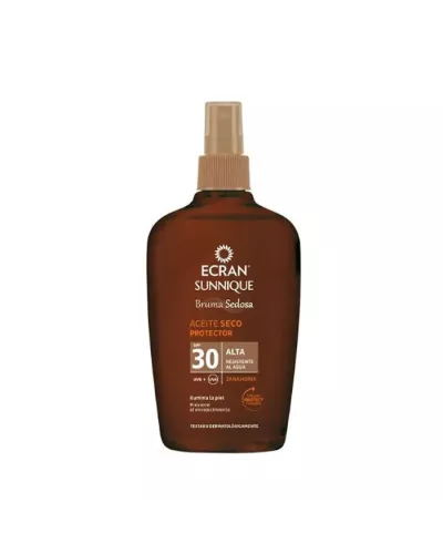 Ecran Sunnique Bruma Sedosa Aceite Seco Protector SPF30 100 ml
