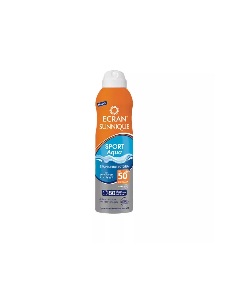 Ecran Sunnique Sport Aqua Brume Protectrice Spf50 250ml