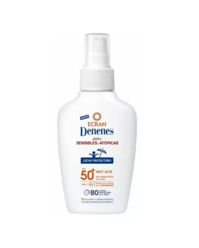 Denenes Solar Protective Milk Vaporisateur Spf50+ Peau Sensible 100ml