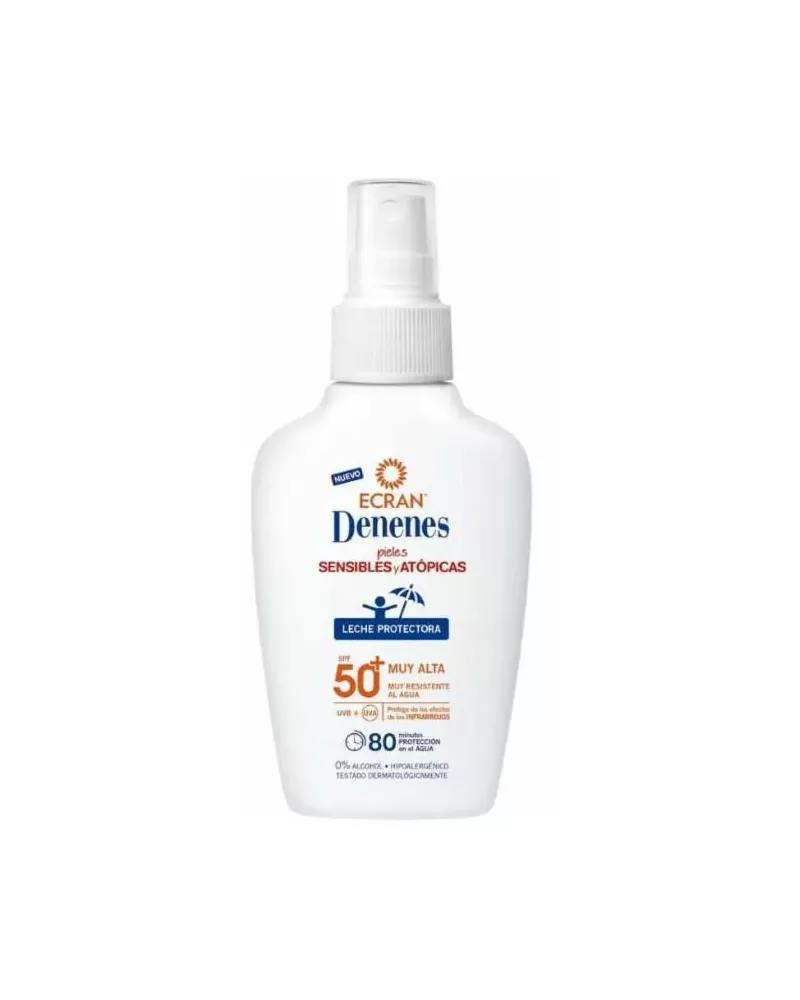 Denenes Solar Protective Milk Vaporisateur Spf50+ Peau Sensible 100ml