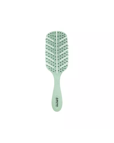 Beter Detangling Natural Fiber Hair Brush Green