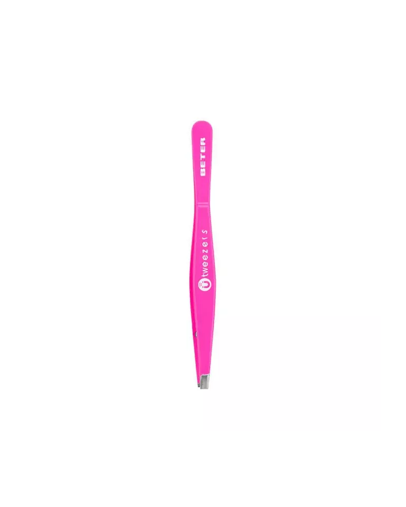 Beter Tweezers Magnetic Straight Tip Pink