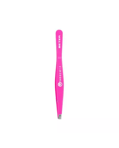 Beter Tweezers Magnetic Straight Tip Pink