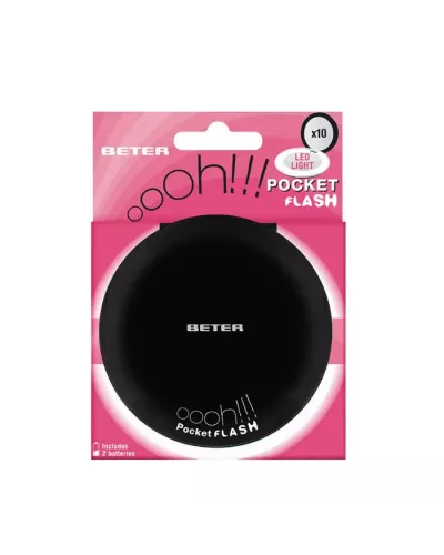 Beter Ohh! Two Ways Mirror With Led Light x10 Black