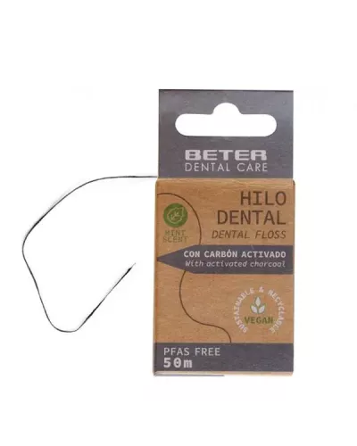 Beter Hilo Dental Carbón Activado 50 M 1 U