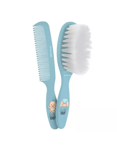 Beter Baby Brush And Comb Set Blue
