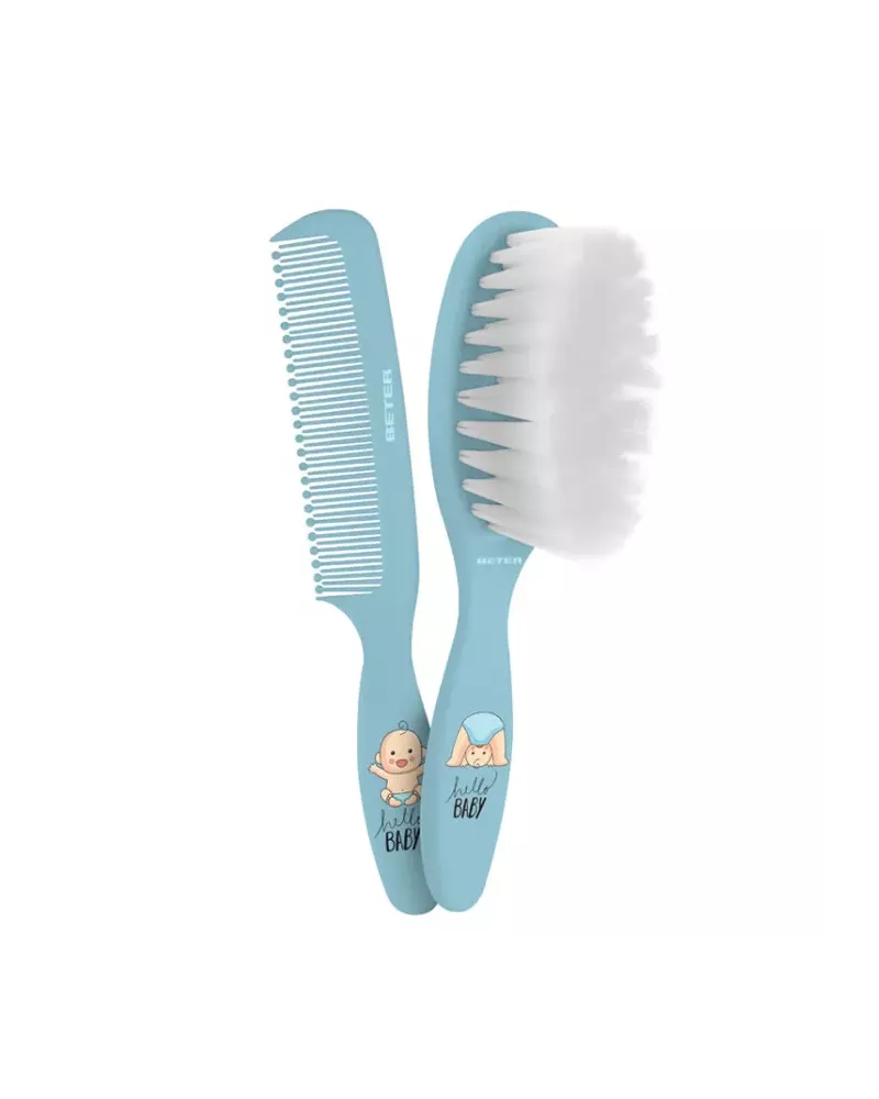 Beter Baby Brush And Comb Set Blue