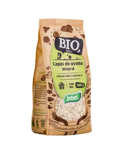Santiveri Organic Wholemeal Oat Flakes Bag 500g