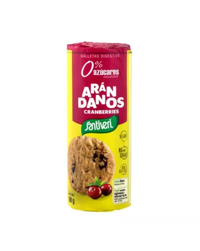 Santiveri Galletas Digestive Arándanos 190g