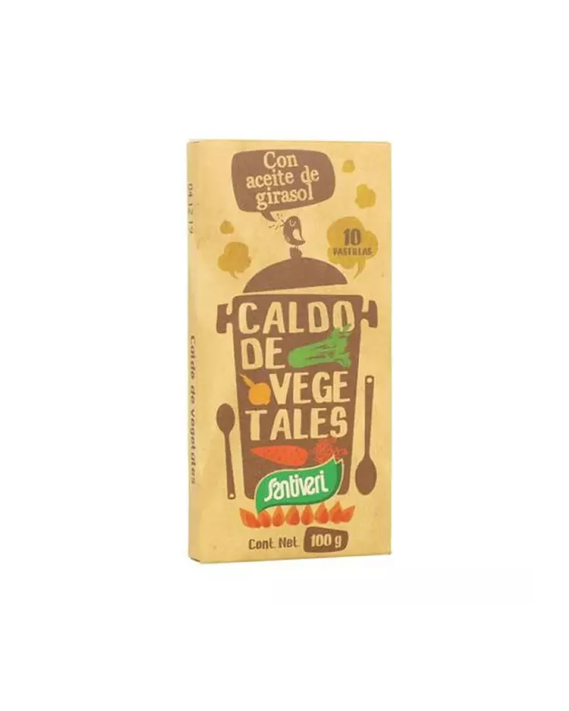 Santiveri Caldo Vegetal Pastillas 100g
