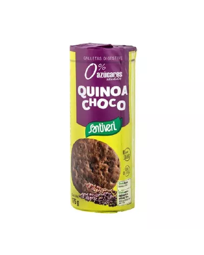 Santiveri Digestive Quinoa Chocolate Digestive Biscuits 175g