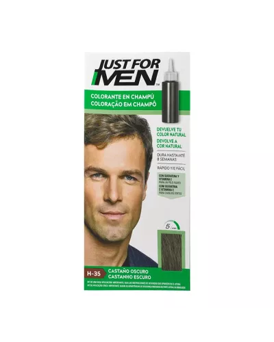 Just For men Dark Brown Colouring Shampoo