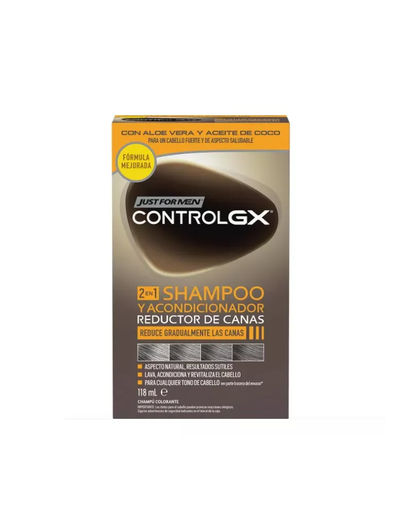 Just for Men Control Gx Champú Y Acondicionador Reductor Canas 118ml