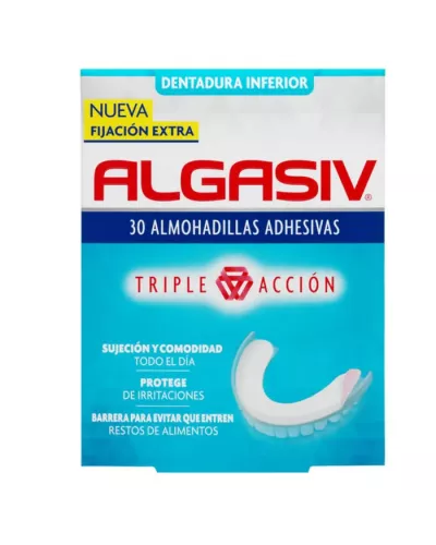 Algasiv Denture Fixative Seals Down 30 Units
