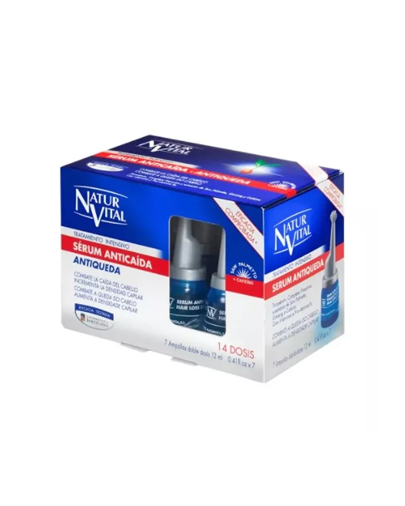 Naturvital Intensive Treatment Ampoules Anti-Hair Loss Serum 7x12ml