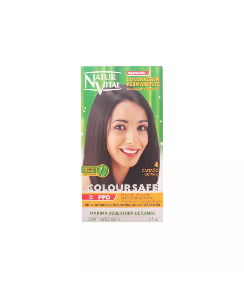 Naturaleza Y Vida Coloursafe Permanent Color 4 Brown 150ml