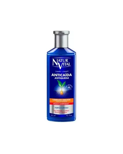 Naturvital Champú Anticaída Cabello Graso 300 100ml