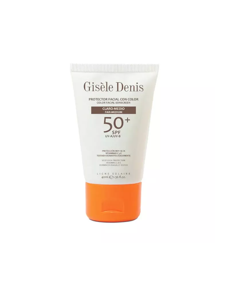 Gisèle Denis Facial Sun Cream with Colour Fair/Medium 40ml