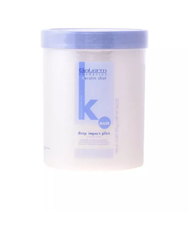 Mascarilla de Keratina Salerm Cosmetics Keratin Shot Masque Deep Impact Plus 1000ml