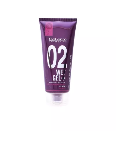 Salerm Cosmetics Wet Gel + Medium Hold Wet Look Styling Gel 200ml