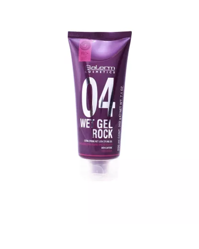 Salerm Cosmetics Wet Gel Rock Extra Strong Wet Look Styling Gel 200ml