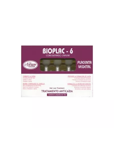 Nurana Bioplac-6 Ampoules Traitement Anti Chute 6x10ml