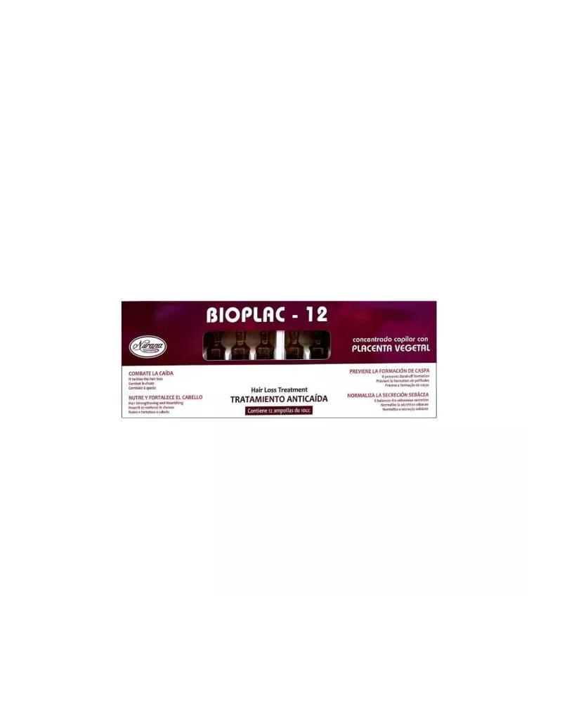 Nurana Bioplac-12 Ampoules Traitement Anti Chute 12x10ml