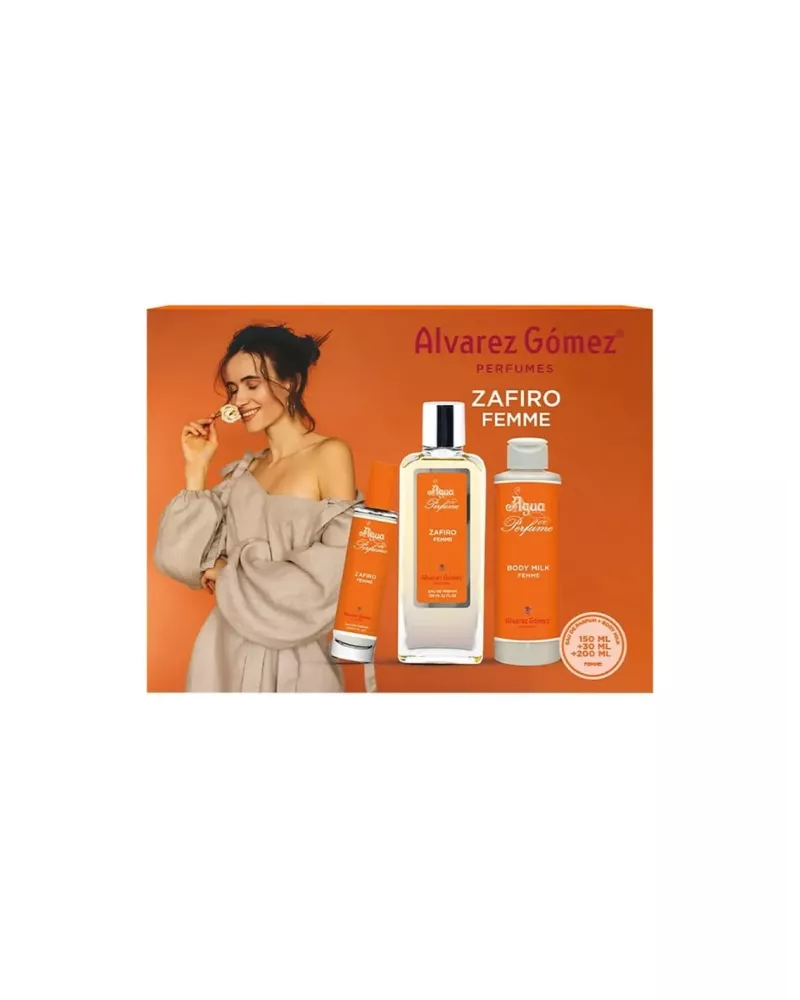 Agua de Perfume para Mujer Zafiro de Alvarez Gómez Edp 150ml Sets