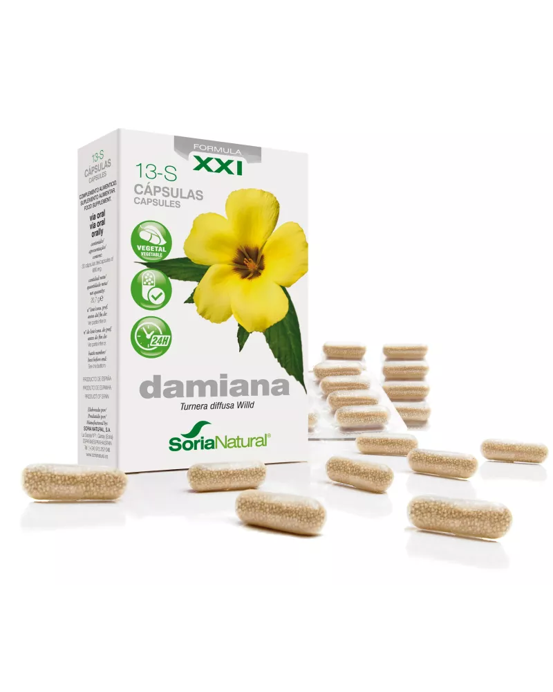 Soria 13-S Damiana Liberacion Prolongada 30 Caps