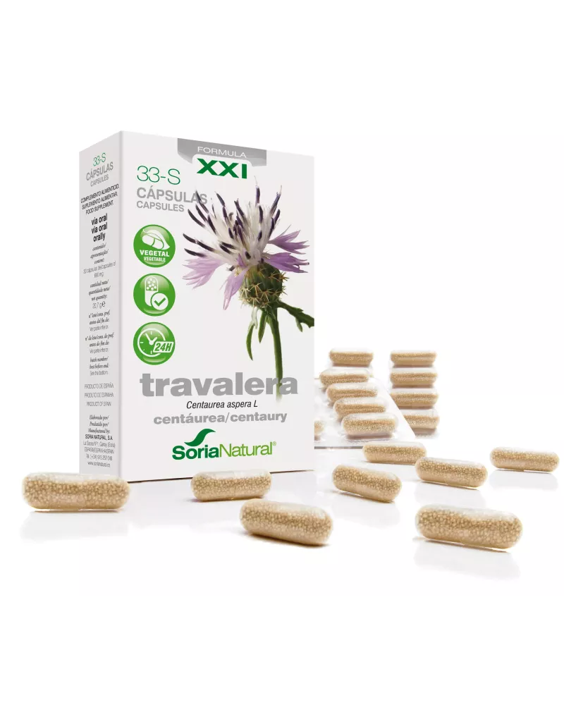 Soria 33-S Travalera 200 Mg 30 Caps