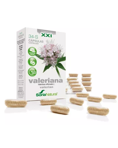 Soria 34-S Valeriana 600 Mg 30 Caps Liberacion Prolongad
