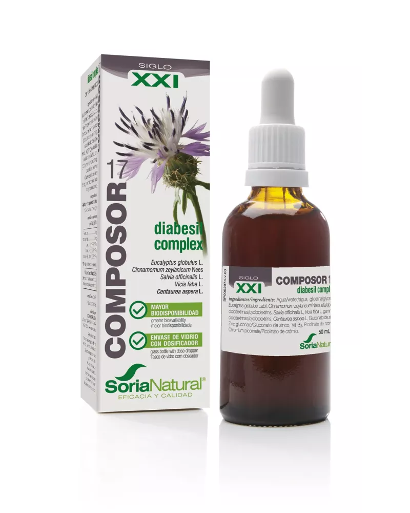 Soria Composor 17 Diabesil Complex Siglo Xxi 50ml