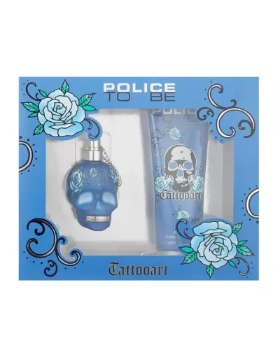 Police to Be Tattooart Eau De Parfum 40ml Spray Locion Corporal Perfumada 200ml