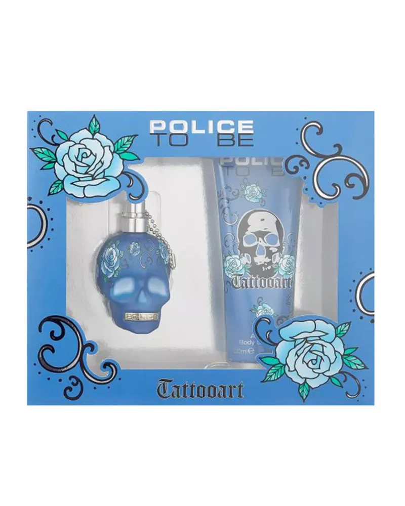 Perfume Police to Be Tattooart Eau de Parfum 40ml Spray y Loción Corporal Perfumada 200ml