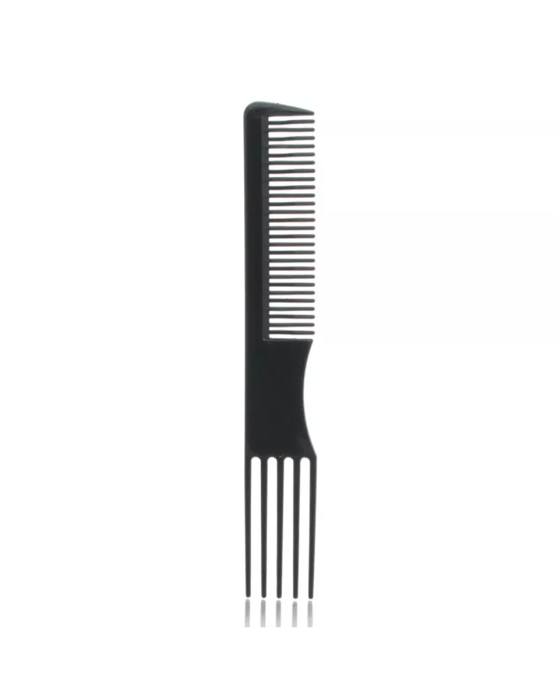 Eurostil Curvado Peine Negro Negro 19cm 1un