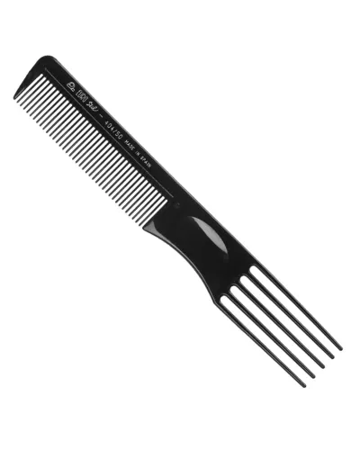 Eurostil Ahuecador Negro Negro Peine 5 Puas 1un