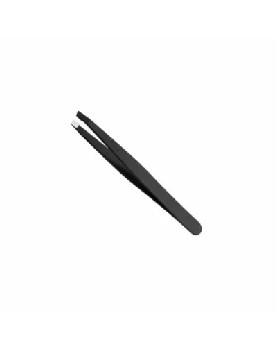 Eurostil Black Stainless Steel Tweezers 9cm