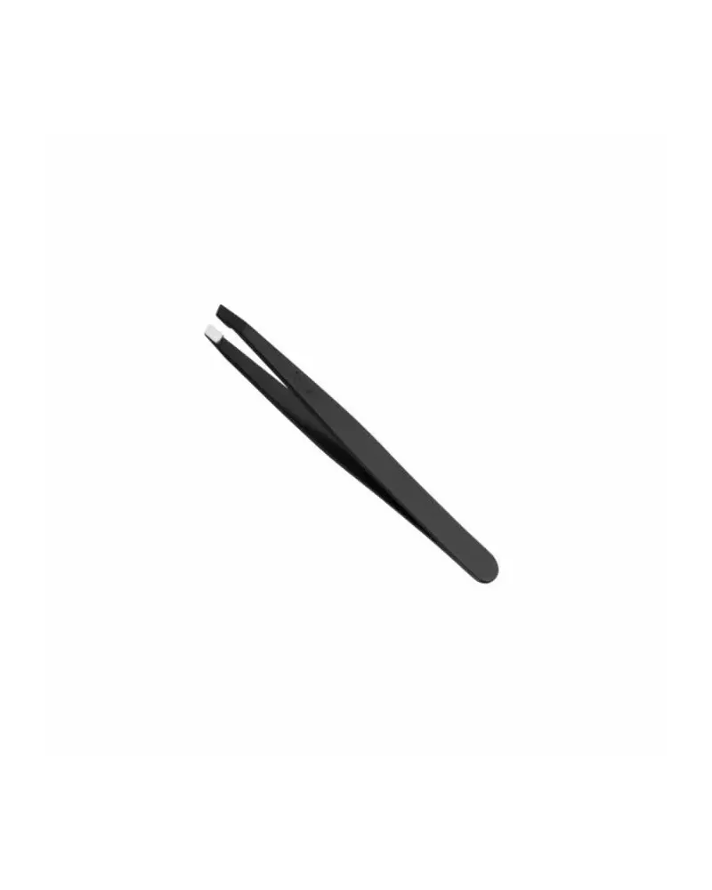 Eurostil Black Stainless Steel Tweezers 9cm