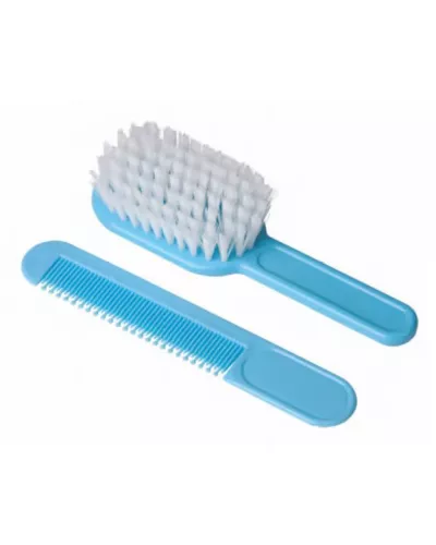 Eurostil Bebe Cepillo Suave Azul 1un Peine 1u