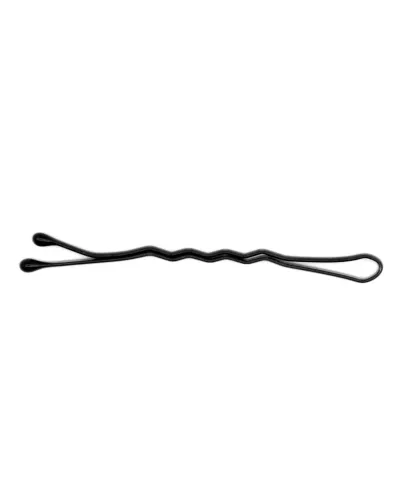 Eurostil Cabello Caja De Clips Doble Onda Negro Negro 24un