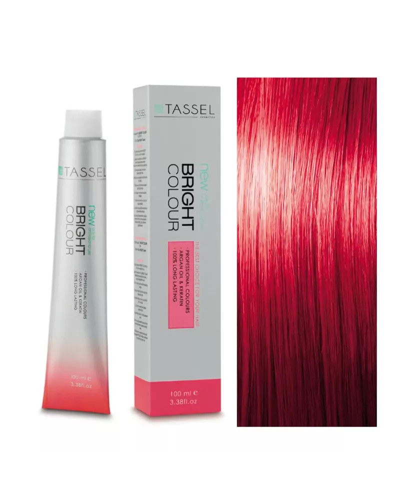 Eurostil Bright Colour Tinte N7,62 Rubio Medio Rojo Cereza 1un