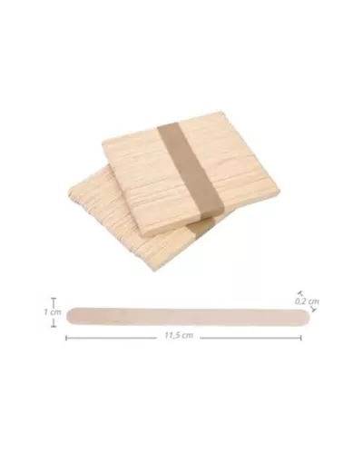 Eurostil Madera Bolsa De Espatulas 115x110mm Pack 100un
