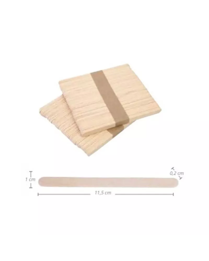 Eurostil Madera Bolsa De Espatulas 115x110mm Pack 100un