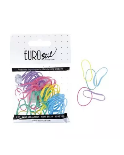 Eurostil Cabello Bolsa De Gomas Colores 50un