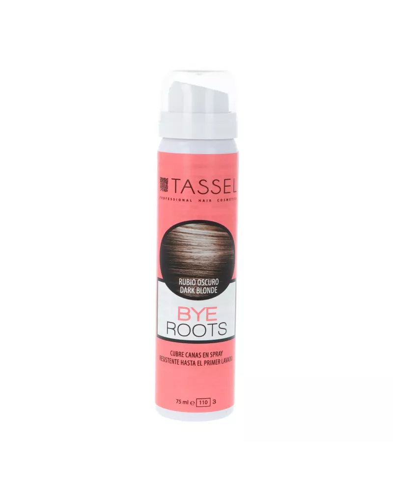 Eurostil Tassel Bye Roots Cubre Canas En Spray Rubio Oscuro 75ml