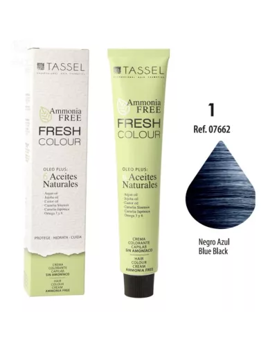 Eurostil Fresh Colour Crème Colorante Sin Amoniaco Negro Negro 1un
