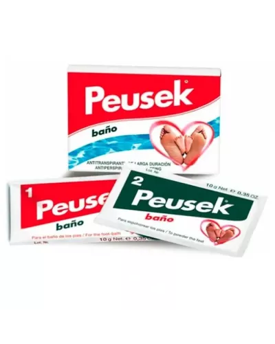 Peusek Antiperspirant Foot Bath 2 Sachets 20g