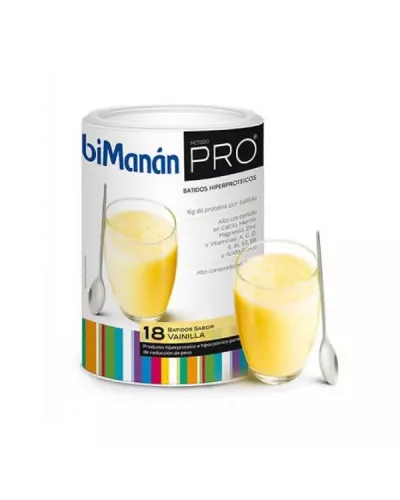 Bimanan Pro Milk-shake Eco à la Vanille 18 Unités