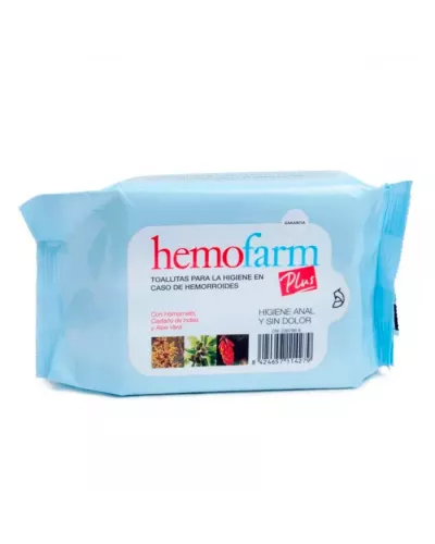 Hemofarm Plus Toallitas 40 Uds