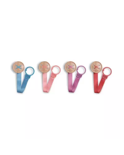 Suavinex™ Broche Bouton Avec Ruban 1u